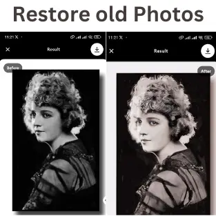 Restore old photos